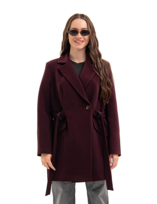 Картинка Пальто бордове 